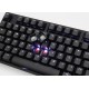 Ducky One 2 White LED keyboard Universal USB German Black, White Ducky One 2 White LED keyboard Universal USB German Black, White