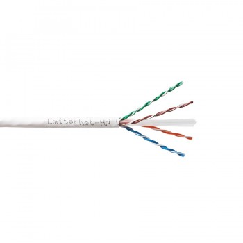 Emitter Net UTP (U/UTP) Cat.6 Cable 450MHz, 4x2x23AWG Wire, LS0H