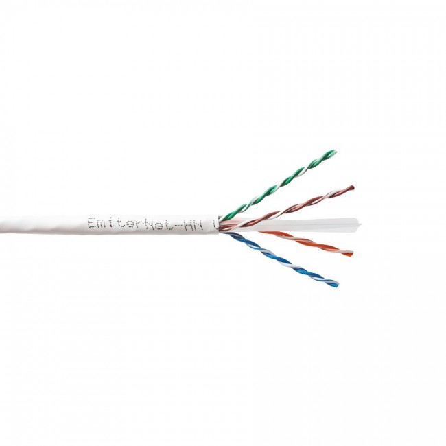 Emitter Net UTP (U/UTP) Cat.6 Cable 450MHz, 4x2x23AWG Wire, LS0H Emitter Net UTP (U/UTP) Cat.6 Cable 450MHz, 4x2x23AWG Wire, LS0H