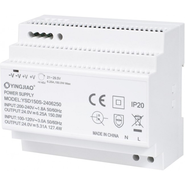 Yingjiao DIN power supply YSDS 24V 6,25A 150W