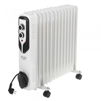 Adler | Oil-Filled Radiator | AD 7818 | Oil Filled Radiator | 2500 W | Number of power levels 3 | Suitable for rooms up to m2 | White