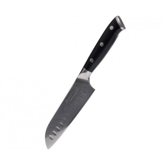 Kohersen Elegance Ebony Wood Santoku knife Damascus steel 12.7 cm Kohersen Elegance Ebony Wood Santoku knife Damascus steel 12.7 cm