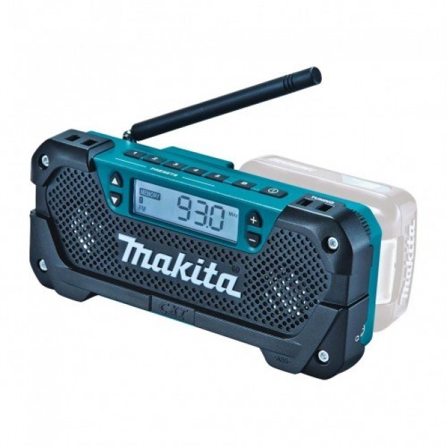 Makita MR052 radio Worksite Analog & digital Black, Blue Makita MR052 radio Worksite Analog & digital Black, Blue