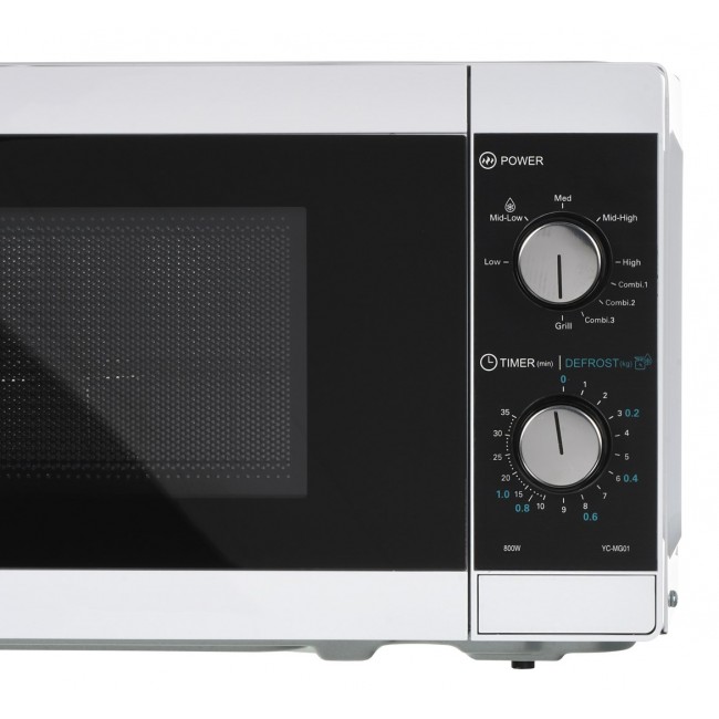 Sharp YC-MG01E-W microwave Countertop Grill microwave 20 L 800 W Black, White Sharp YC-MG01E-W microwave Countertop Grill microwave 20 L 800 W Black, White