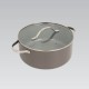 Casserole with lid MAESTRO MR-4009 (MR-4009-18) 18 cm 1,9 l Grey Casserole with lid MAESTRO MR-4009 (MR-4009-18) 18 cm 1,9 l Grey