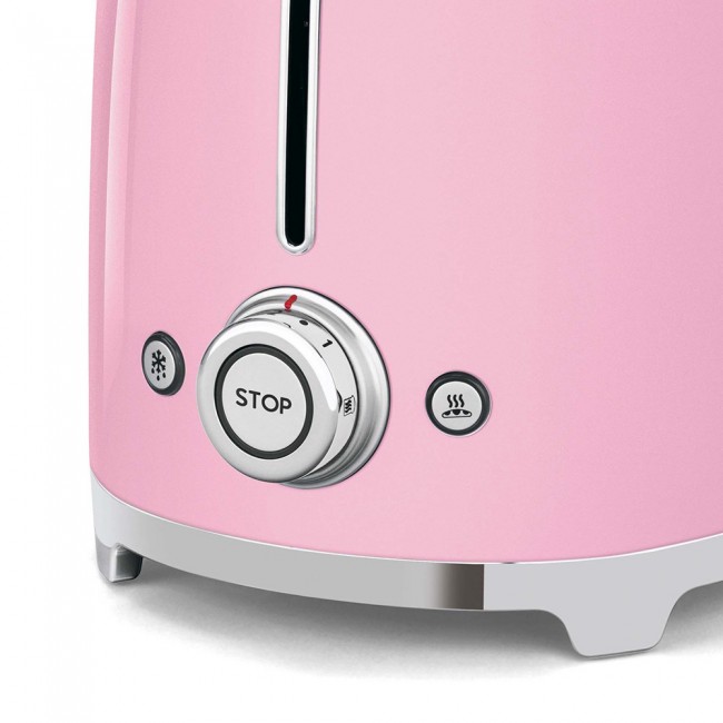 Smeg 50's Style Toaster TSF02PKEU Pink Smeg 50's Style Toaster TSF02PKEU Pink
