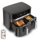 Tefal Easy Fry Dual XXL EY942HE0 fryer Double 11 L Stand-alone 2020 W Hot air fryer Grey Tefal Easy Fry Dual XXL EY942HE0 fryer Double 11 L Stand-alone 2020 W Hot air fryer Grey