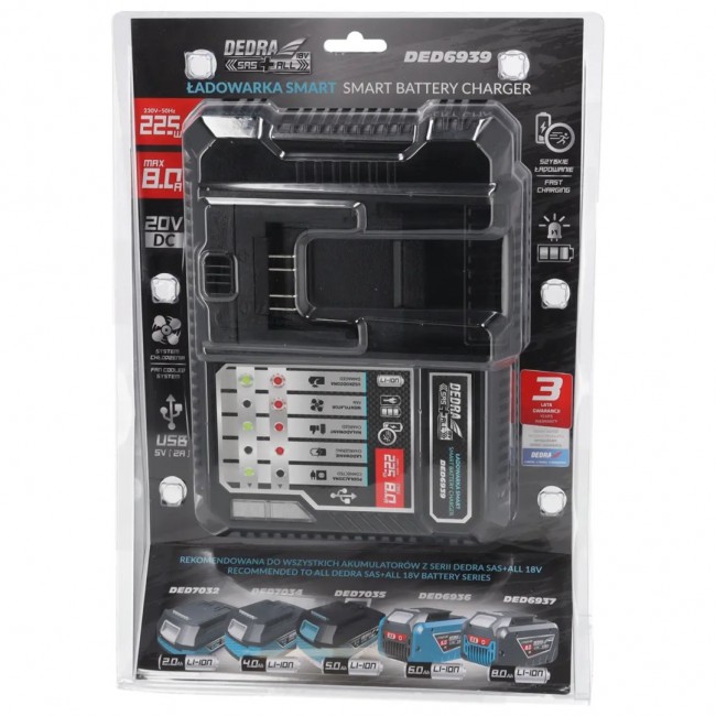 Fast Charger 18V 8A SAS+ALL