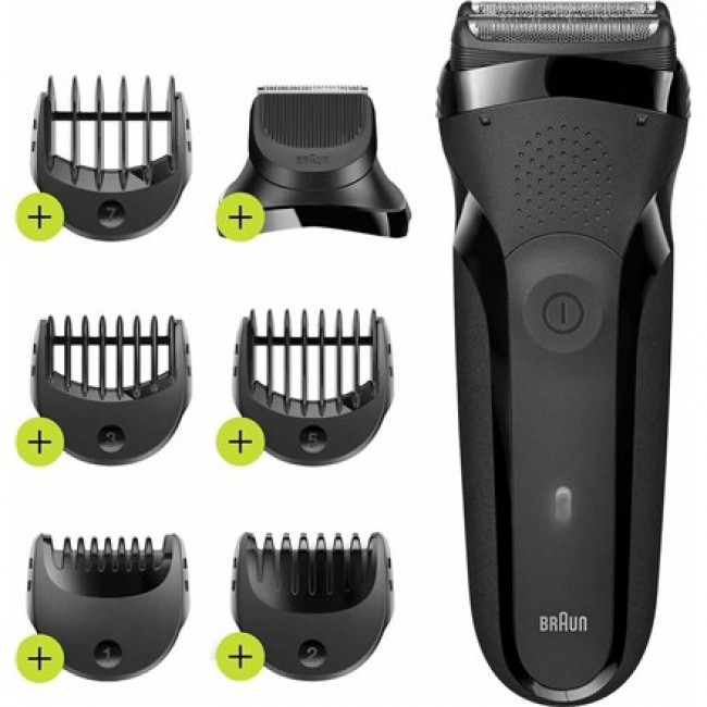 Braun Series 3 300BT Rotation shaver Trimmer Black