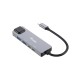 Equip 5 in 1 Multifunctional Adapter, 2.5GbE, USB-A x 2, USB-C x 1, USB-C , 100W USB PD
