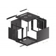 Lanberg WF01-6609-00B rack cabinet 9U Wall mounted rack Black Lanberg WF01-6609-00B rack cabinet 9U Wall mounted rack Black