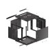 Lanberg WF01-6609-00B rack cabinet 9U Wall mounted rack Black
