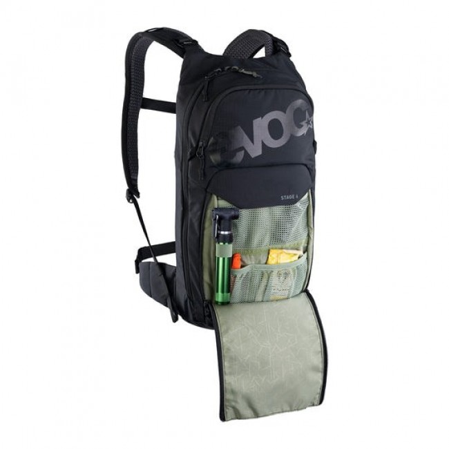 EVOC Stage backpack Cycling backpack Black Nylon, Polyrattan