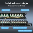 Extralink CAT6 UTP 0.5U | Patchpanel | 24 Ports