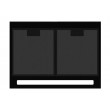 Gorenje WHT66236B Wall-mounted Black 469 m /h