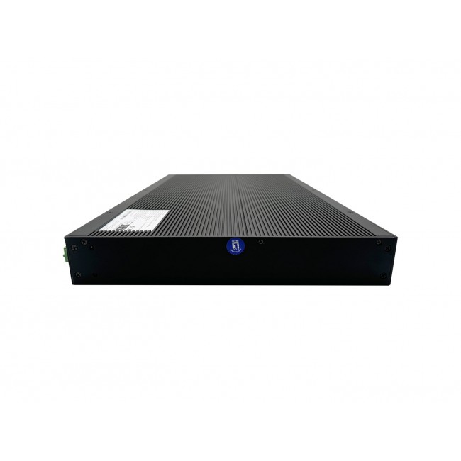LevelOne 28-Port L2 Plus Managed PoE Industrial Switch, 4 x 1/2.5/10GbE SFP+, 24 PoE Outputs, 370W, 802.3AF/AT/BT PoE, 19