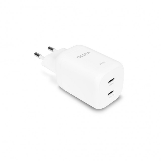 DICOTA D32186 mobile device charger Laptop, Smartphone, Tablet White AC Fast charging Indoor