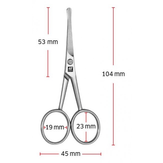 ZWILLING 43567-101-0 facial hair scissors Nose hair