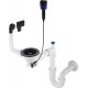 Siphon for 1-bowl granite sink - Space-Saver