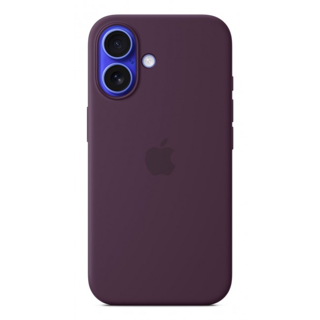 Apple iPhone 16 Silicone Case with MagSafe - Plum