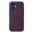 Apple iPhone 16 Silicone Case with MagSafe - Plum