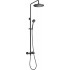 Rain shower with shower faucet