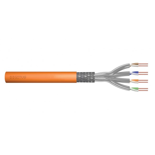 Digitus CAT 7 S/FTP installation cable, 500 m, simplex, B2ca Digitus CAT 7 S/FTP installation cable, 500 m, simplex, B2ca