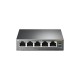 TP-Link 5-Port Gigabit Desktop PoE Switch with 4-Port TP-Link 5-Port Gigabit Desktop PoE Switch with 4-Port