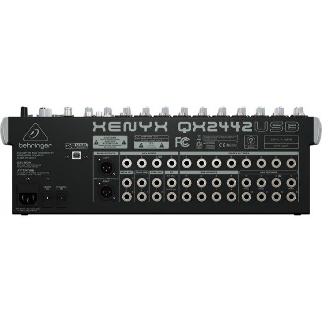 Behringer QX2442USB audio mixer 24 channels Behringer QX2442USB audio mixer 24 channels