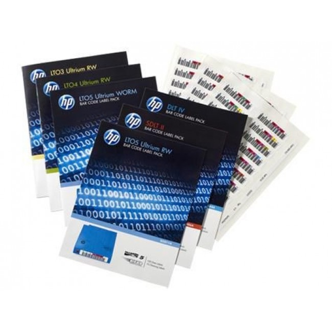 HPE LTO-7 Ultrium RW Bar Code Label Pack