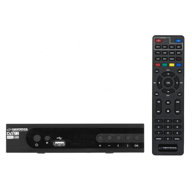 Esperanza EV106P TV set-top box Cable Black