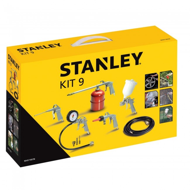 STANLEY PNEUMATIC TOOL SET 9 pcs.