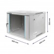 Qoltec 54486 RACK cabinet 19