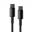 Baseus CATWJ-01 USB cable 1 m USB C 100 W Black Baseus CATWJ-01 USB cable 1 m USB C 100 W Black