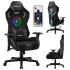 Huzaro Combat 7.6 RGB Black gaming chair with fan