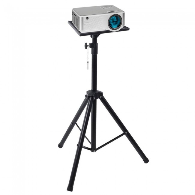 Maclean Portable Stand, for Projector, Steel, Height Adjustable, 1.08-1.85m, MC-953