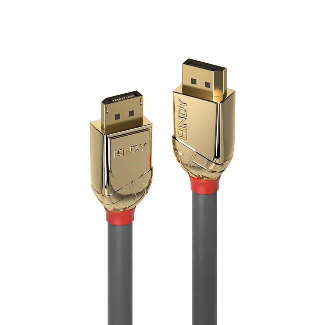 Lindy 5m DisplayPort 1.2 Cable, Gold Line