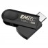 Emtec C280 USB flash drive 128 GB USB Type-C 3.2 Gen 1 (3.1 Gen 1) Black