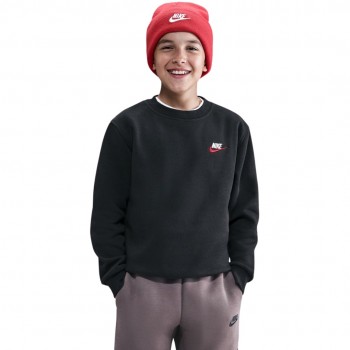 Bluza dla dzieci Nike Sportswear Club Fleece czarna FD3006 012 S