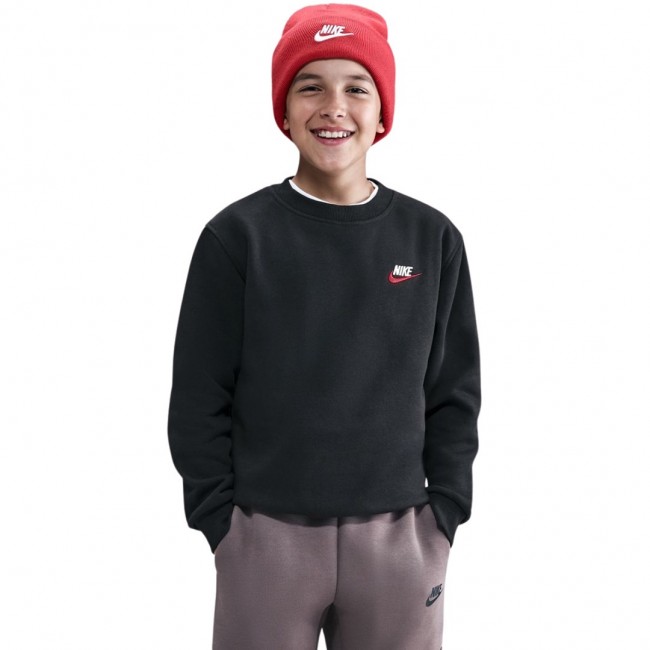 Bluza dla dzieci Nike Sportswear Club Fleece czarna FD3006 012 S