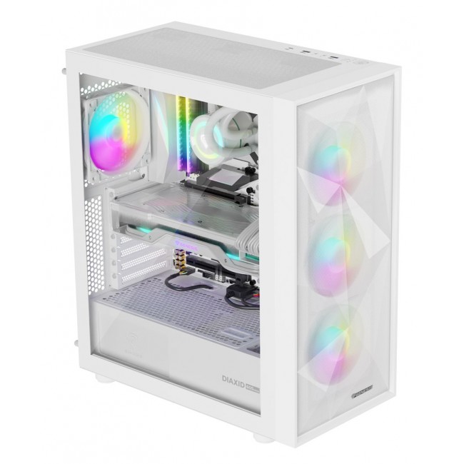 GENESIS Diaxid 605 ARGB Midi Tower White GENESIS Diaxid 605 ARGB Midi Tower White