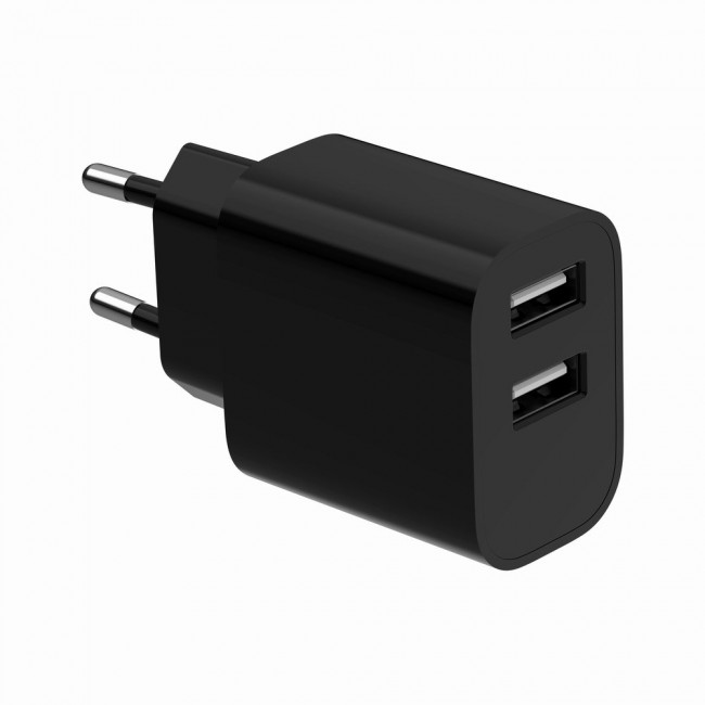 Gembird TA-UC-2A12-01-BK mobile device charger Universal White AC Indoor Gembird TA-UC-2A12-01-BK mobile device charger Universal White AC Indoor