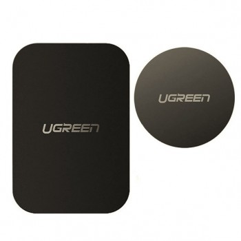 Ugreen metal plates for magnetic phone holders, 2 pcs. LP123 (black)