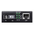 Cudy MC100GSB-60A network media converter 1000 Mbit/s Multi-mode, Single-mode Black