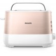 Philips Viva Collection HD2638/11 toaster 7 2 slice(s) 950 W Rose gold, White