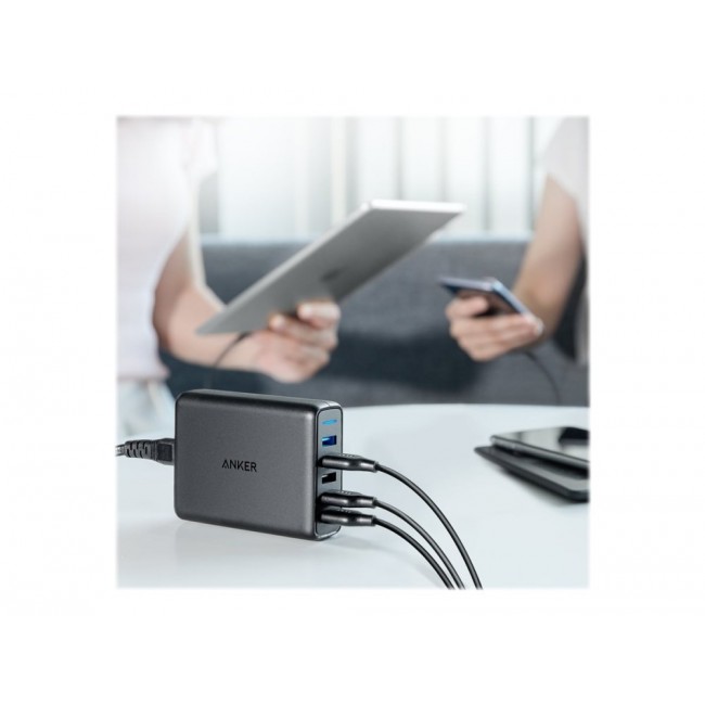 Anker PowerPort Speed 5, 63W 5 Port USB Charger, Power Adapters with Quick Charge 3.0