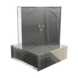 MediaRange BOX21 optical disc case Jewel case 1 discs Black, Transparent