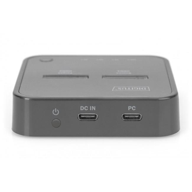 Digitus Dual M.2 NVMe SSD Docking Station with Offline Clone Function, USB-CTM