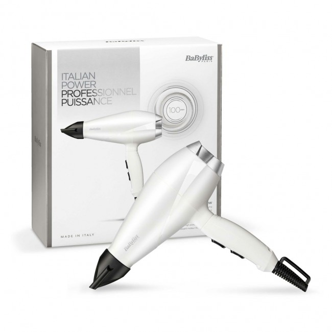 BaByliss 6704WE hair dryer 2000 W Black, White