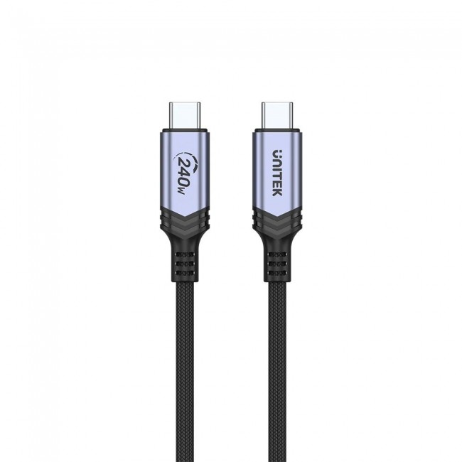 UNITEK CABLE USB-C, 240W, 2M